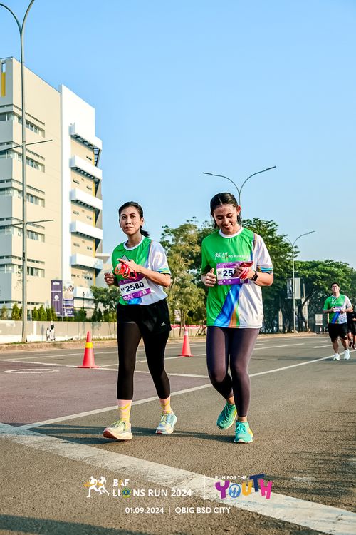 Race photo from BAF LIONS RUN 2024