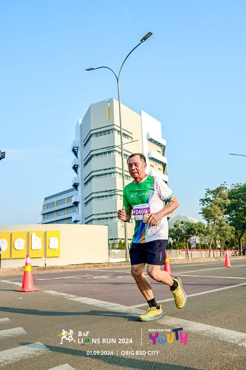 Race photo from BAF LIONS RUN 2024