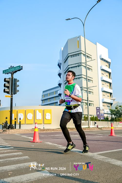 Race photo from BAF LIONS RUN 2024