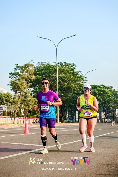 Race photo from BAF LIONS RUN 2024