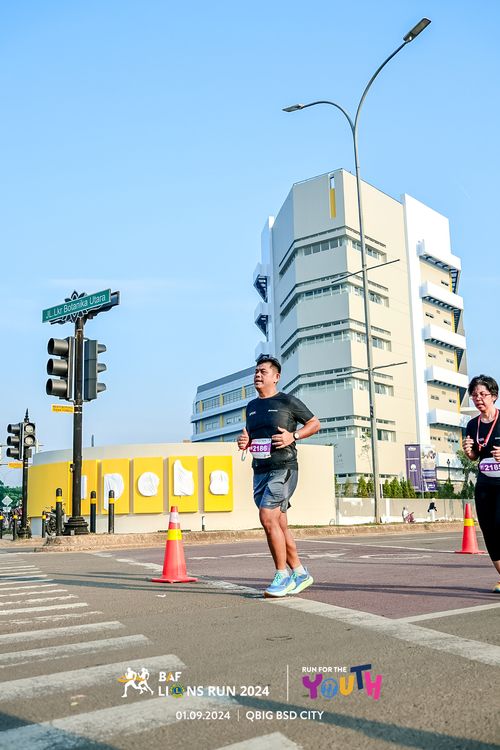 Race photo from BAF LIONS RUN 2024