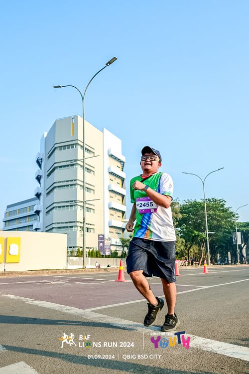 Race photo from BAF LIONS RUN 2024