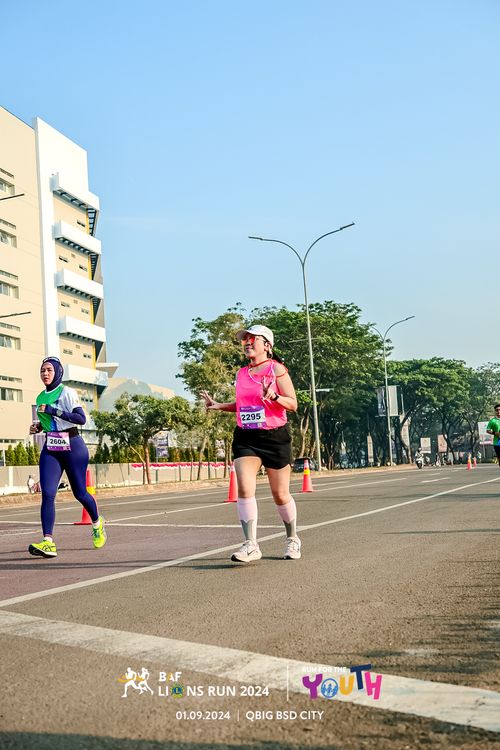 Race photo from BAF LIONS RUN 2024
