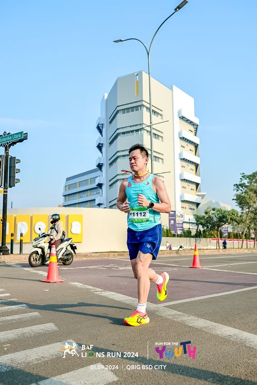 Race photo from BAF LIONS RUN 2024