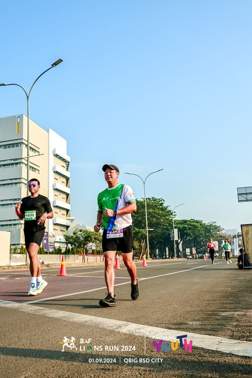 Race photo from BAF LIONS RUN 2024