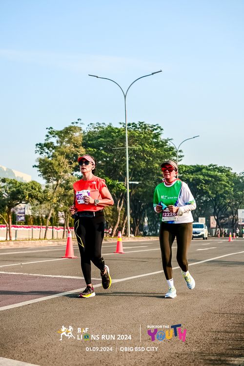Race photo from BAF LIONS RUN 2024