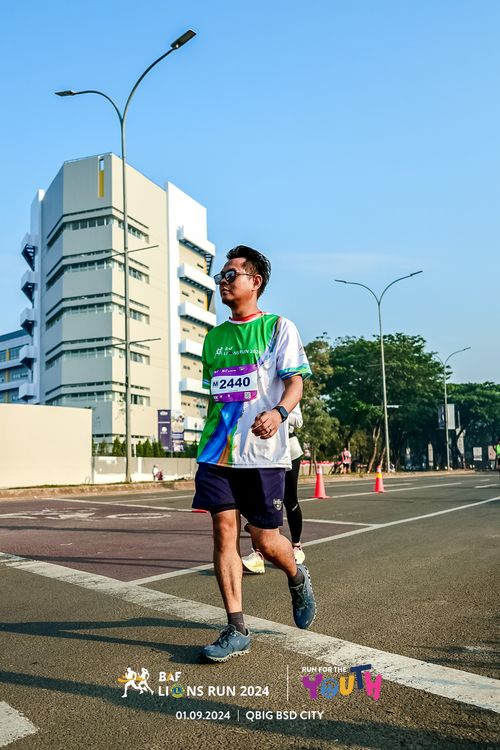 Race photo from BAF LIONS RUN 2024