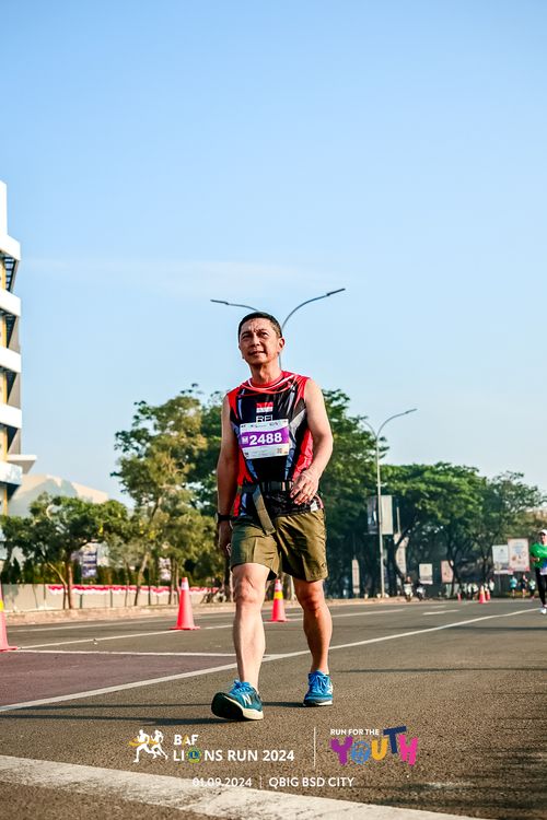 Race photo from BAF LIONS RUN 2024