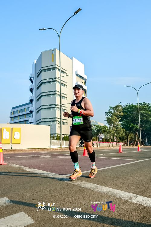 Race photo from BAF LIONS RUN 2024