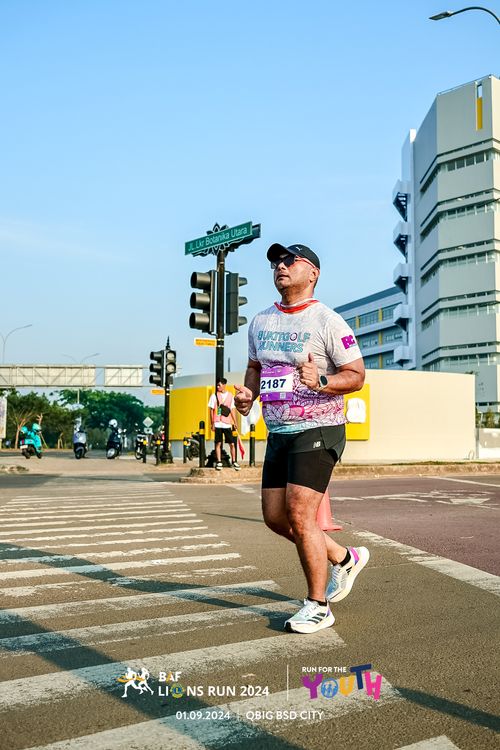 Race photo from BAF LIONS RUN 2024