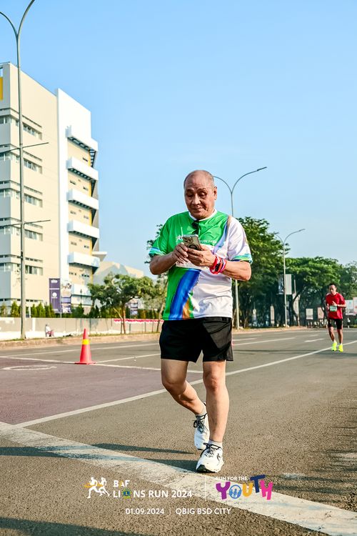 Race photo from BAF LIONS RUN 2024