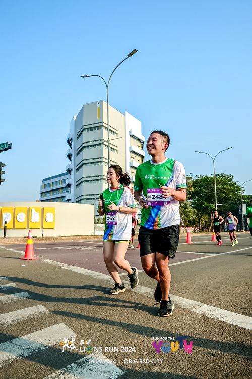 Race photo from BAF LIONS RUN 2024