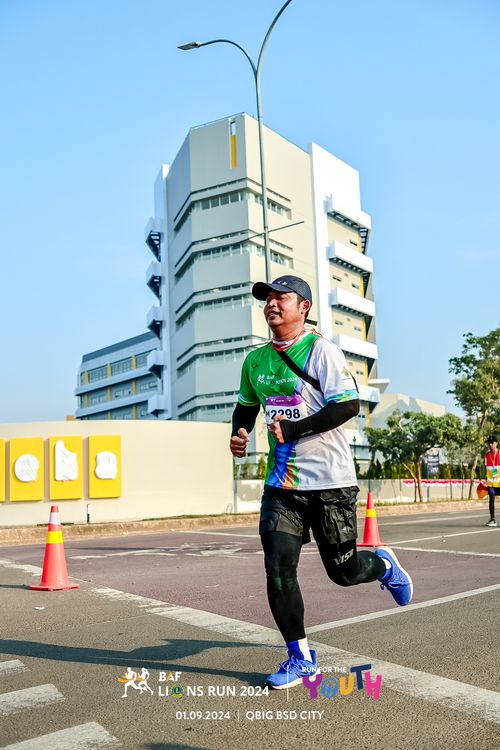 Race photo from BAF LIONS RUN 2024