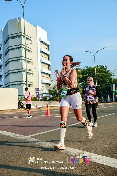 Race photo from BAF LIONS RUN 2024