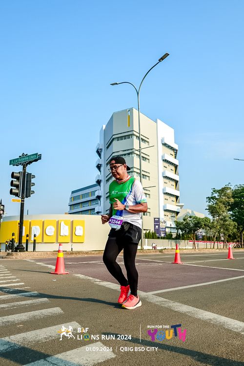 Race photo from BAF LIONS RUN 2024