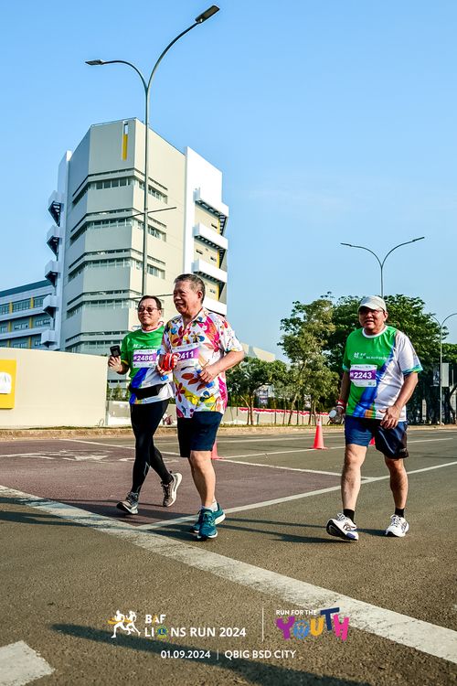 Race photo from BAF LIONS RUN 2024
