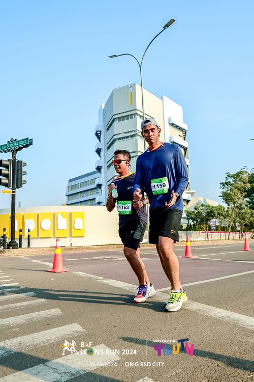 Race photo from BAF LIONS RUN 2024
