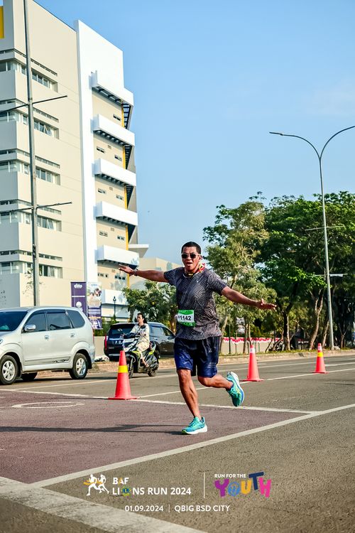 Race photo from BAF LIONS RUN 2024