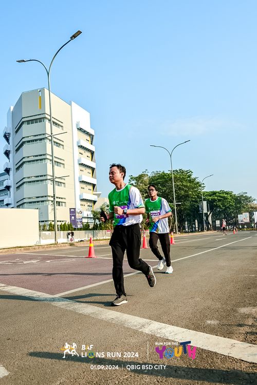 Race photo from BAF LIONS RUN 2024