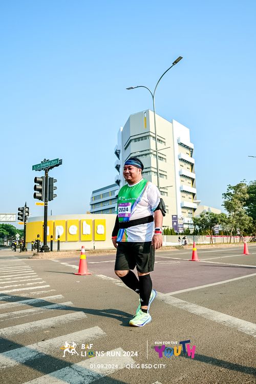 Race photo from BAF LIONS RUN 2024