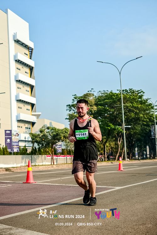 Race photo from BAF LIONS RUN 2024