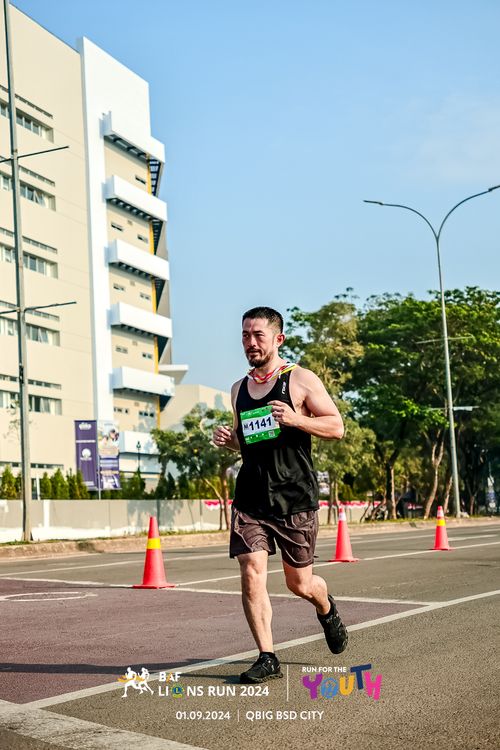Race photo from BAF LIONS RUN 2024