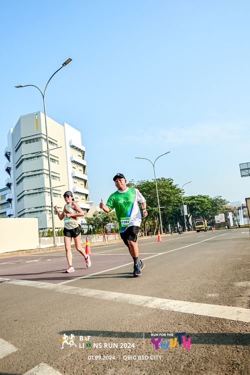 Race photo from BAF LIONS RUN 2024