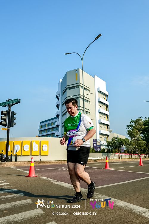 Race photo from BAF LIONS RUN 2024