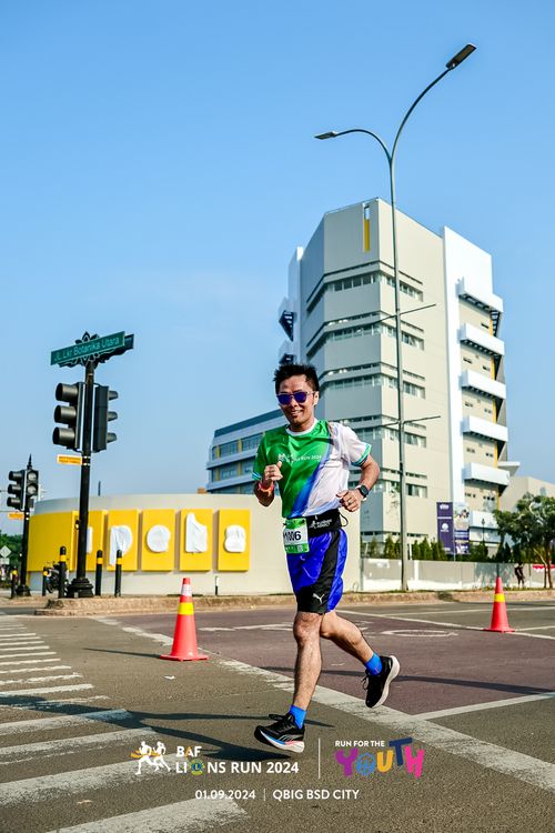 Race photo from BAF LIONS RUN 2024