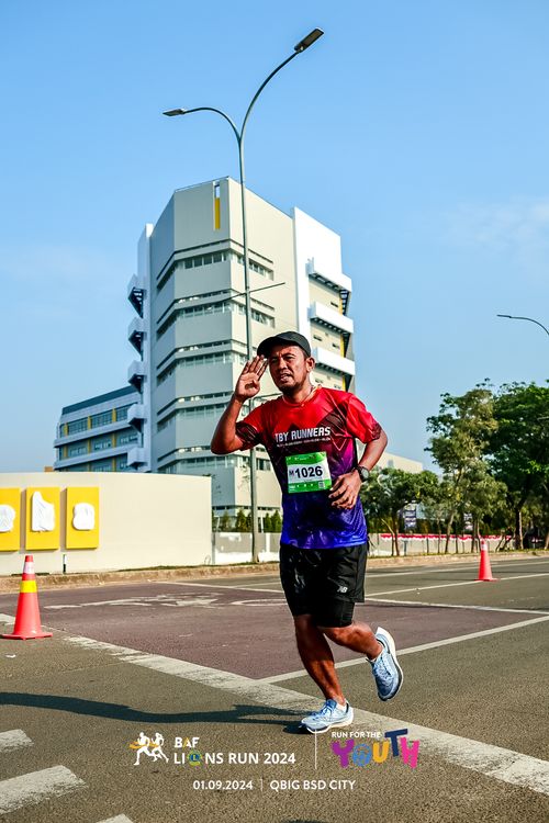 Race photo from BAF LIONS RUN 2024