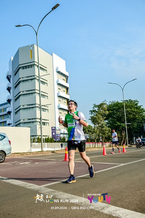 Race photo from BAF LIONS RUN 2024