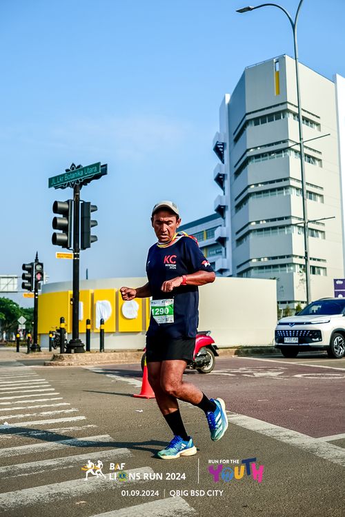 Race photo from BAF LIONS RUN 2024