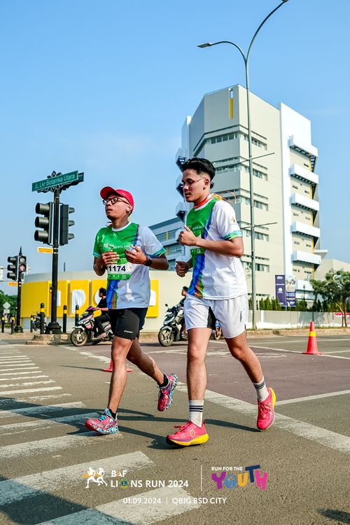Race photo from BAF LIONS RUN 2024