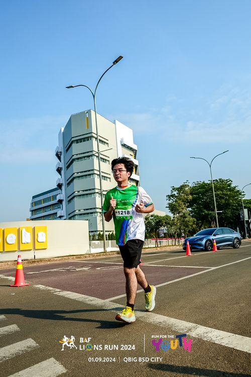 Race photo from BAF LIONS RUN 2024