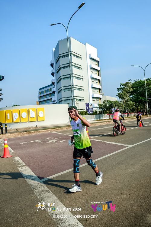 Race photo from BAF LIONS RUN 2024