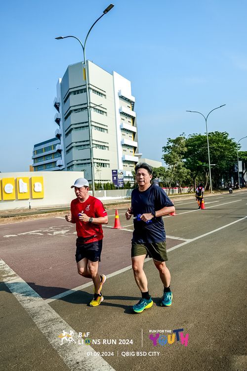 Race photo from BAF LIONS RUN 2024