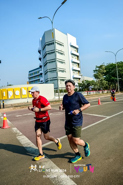 Race photo from BAF LIONS RUN 2024