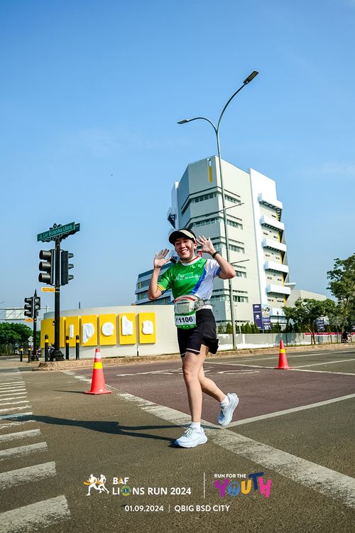 Race photo from BAF LIONS RUN 2024