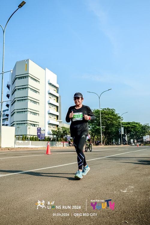 Race photo from BAF LIONS RUN 2024