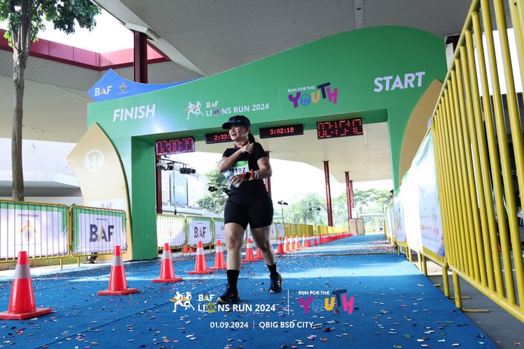 Race photo from BAF LIONS RUN 2024