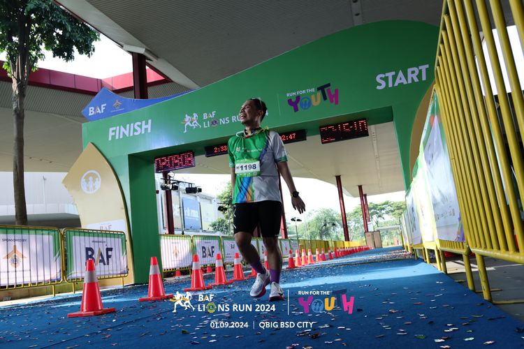 Race photo from BAF LIONS RUN 2024