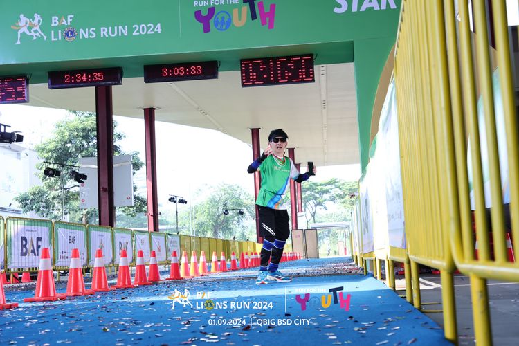 Race photo from BAF LIONS RUN 2024