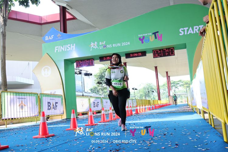 Race photo from BAF LIONS RUN 2024