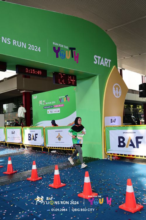 Race photo from BAF LIONS RUN 2024