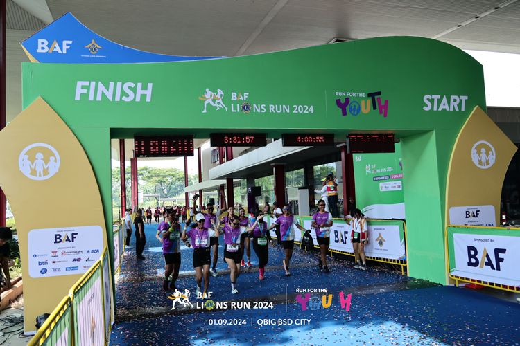 Race photo from BAF LIONS RUN 2024