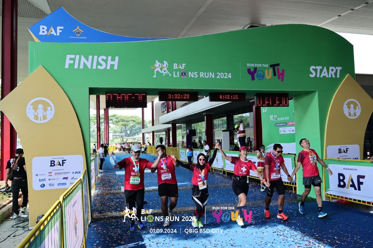 Race photo from BAF LIONS RUN 2024