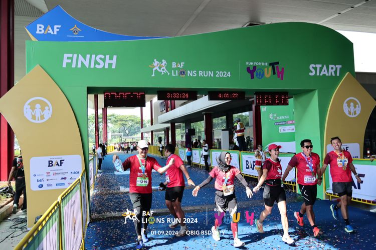 Race photo from BAF LIONS RUN 2024