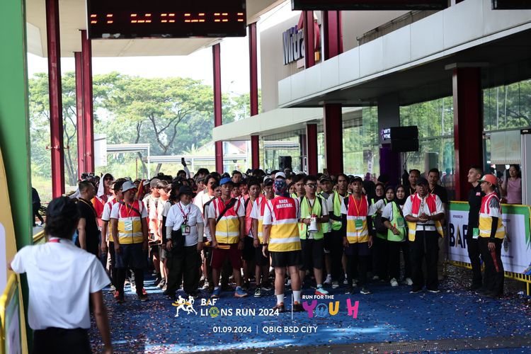 Race photo from BAF LIONS RUN 2024