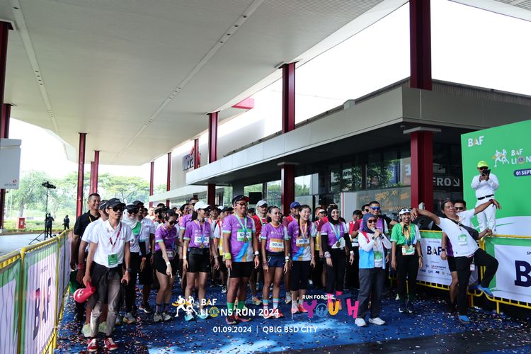 Race photo from BAF LIONS RUN 2024