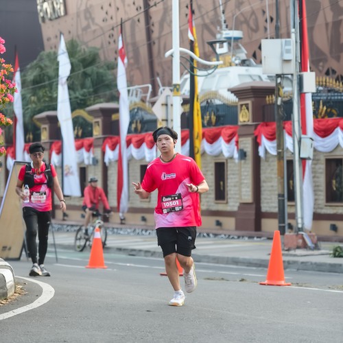 Race photo from SMARTFREN RUN 2026